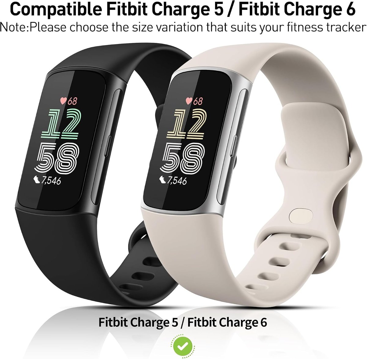 Suoman Fitbit Charge 6 / 5 Case, 4-Pack detail