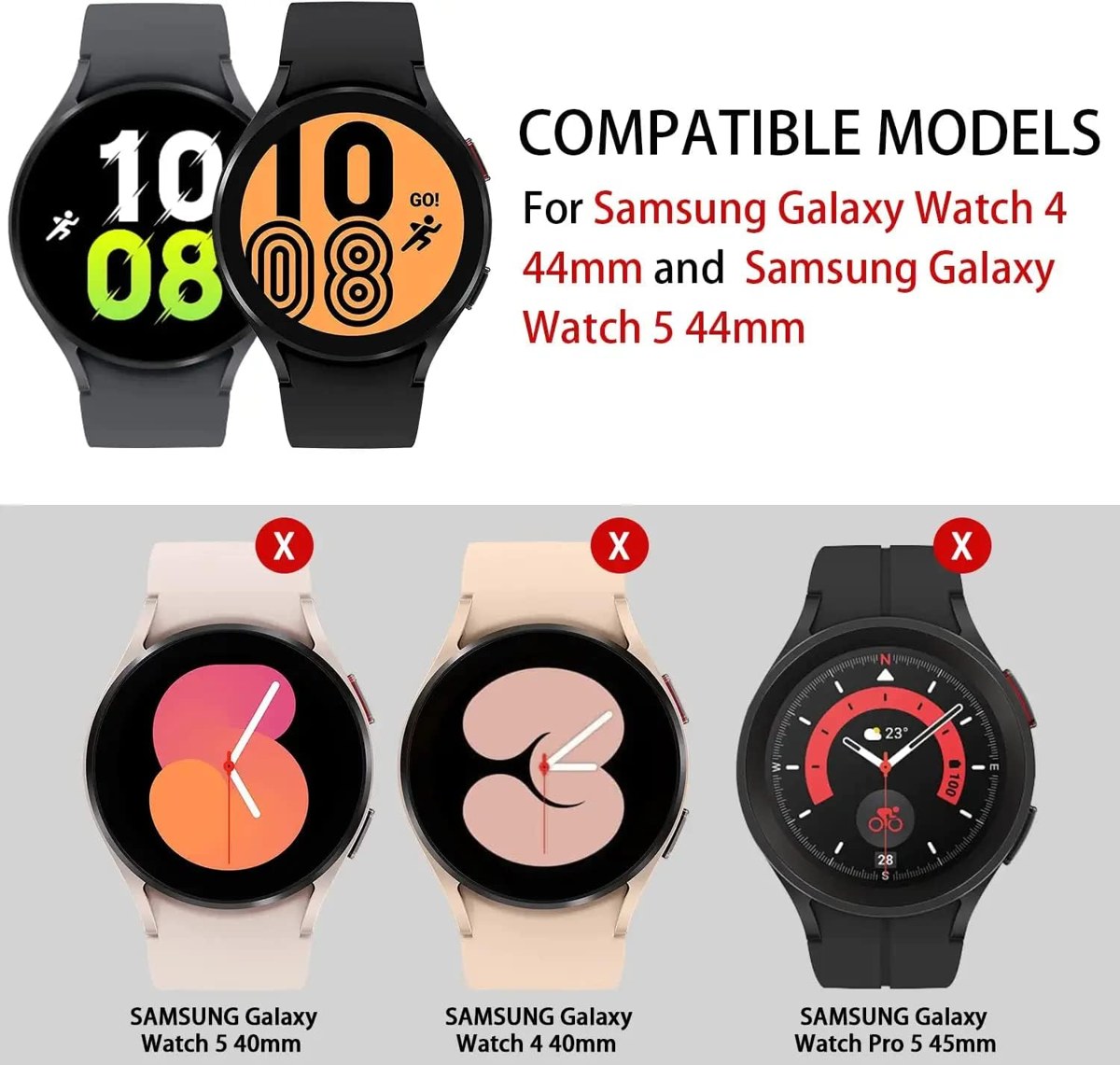 Suoman Watch 5 44mm Case + Glass, 2+2 detail