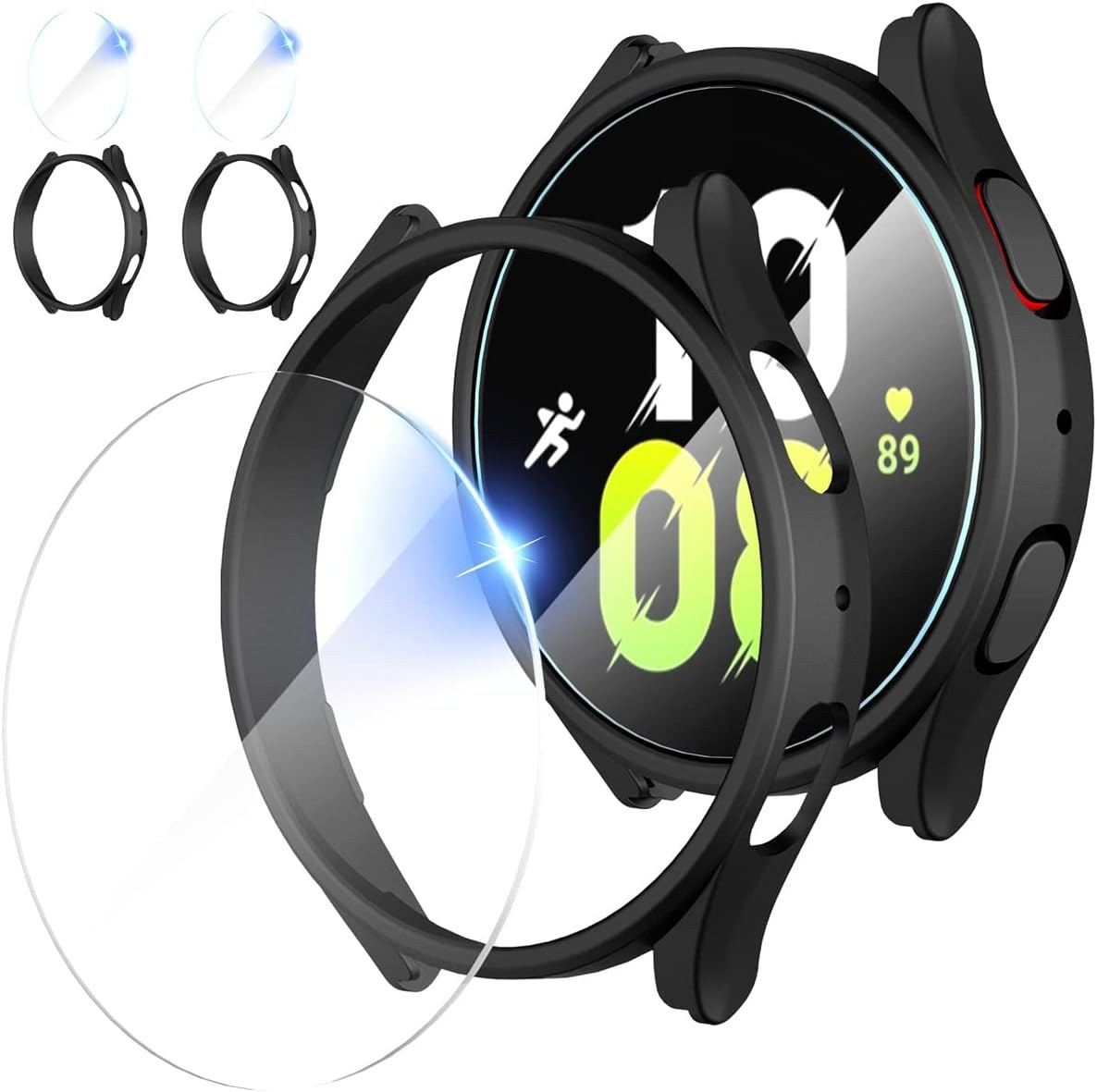 Suoman Watch 5 44mm Case + Glass, 2+2