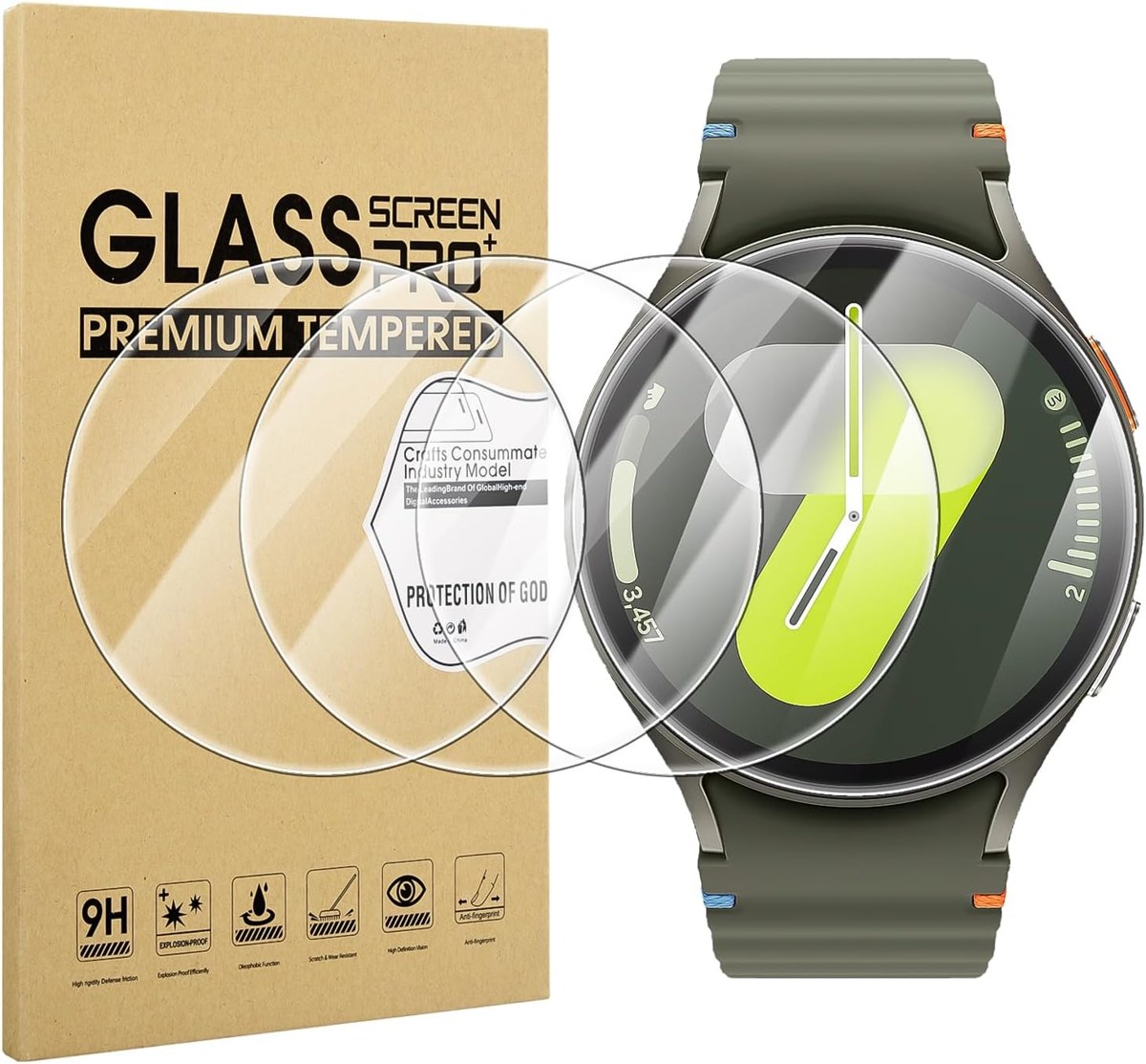 Suoman Watch 7 44mm HD Glass