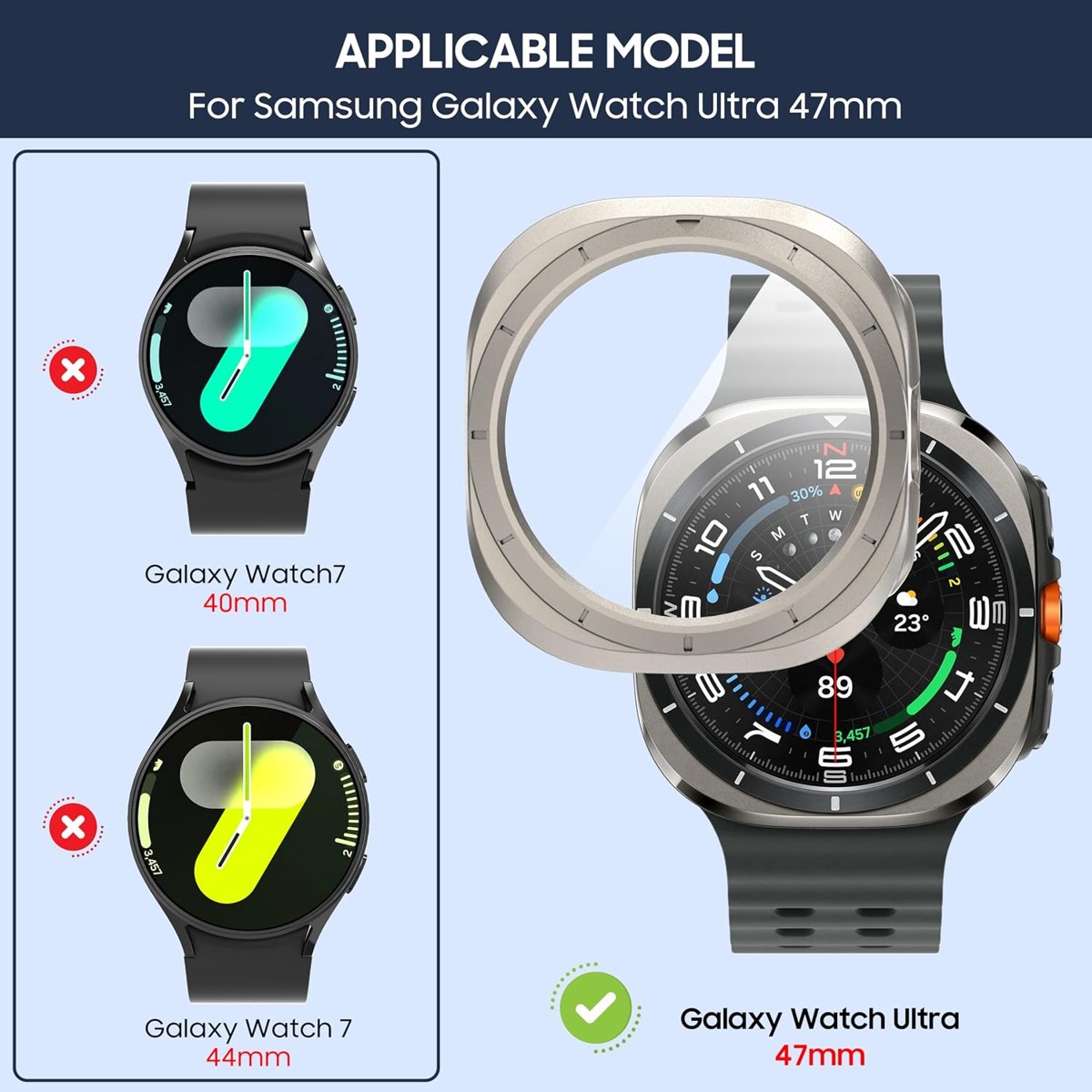 Suoman Watch 7/8 Ultra Case, 4-Pack detail
