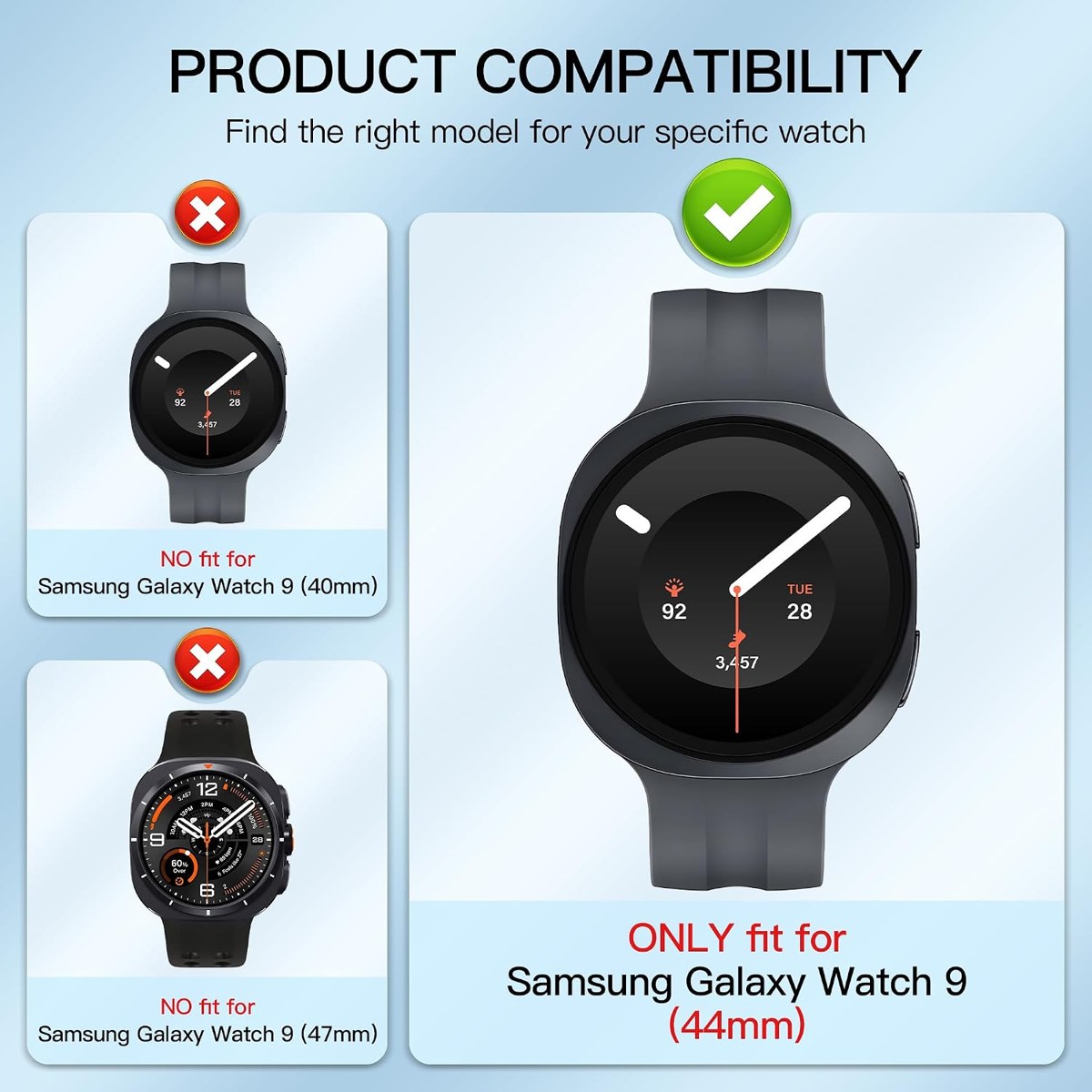Suoman Watch 9 44mm Case, 3-Pack detail