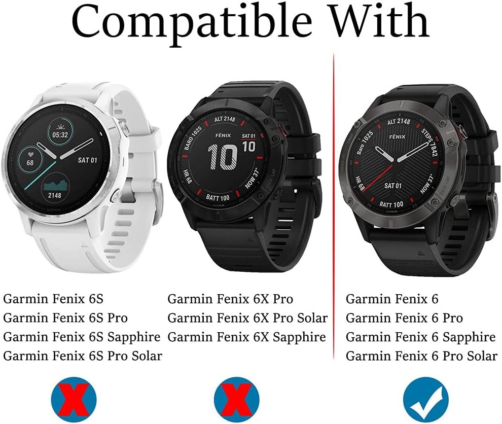 Suoman Fenix 6 / 6 Pro Glass, 3-Pack detail