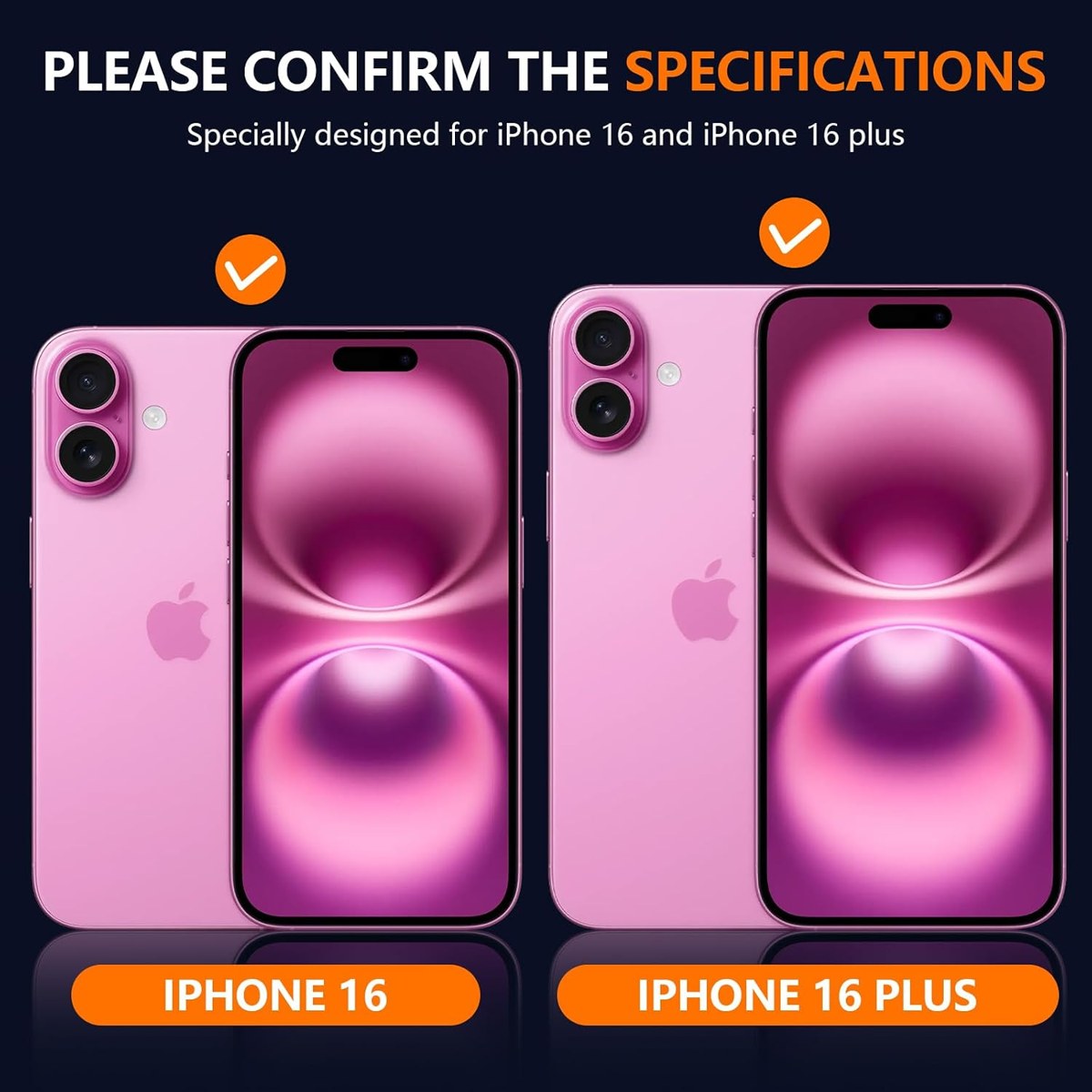 Suoman iPhone 16 / 16 Plus Lens Protector detail