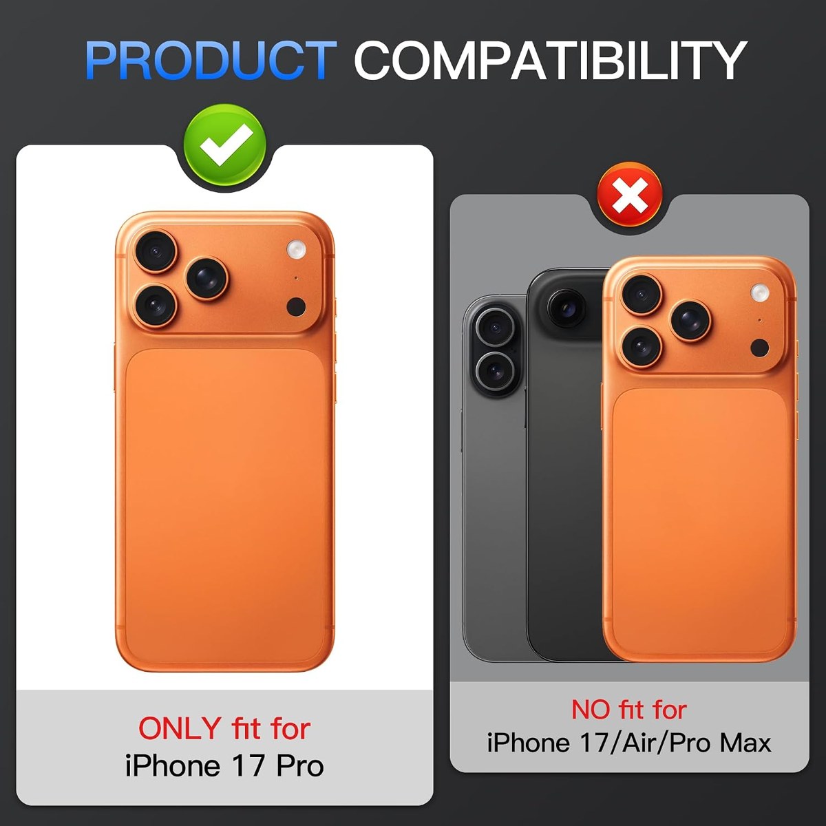 Suoman iPhone 17 Pro Lens Protector with ND Filter detail